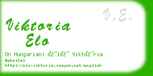 viktoria elo business card